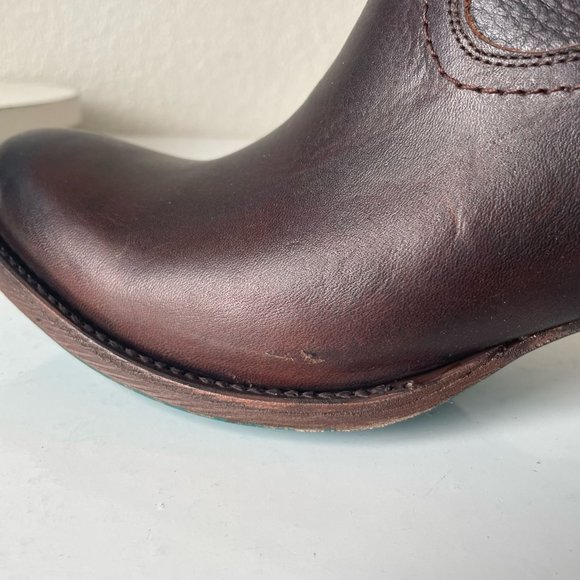 Lane Boots PLAIN JANE Shorties Womens Sz 9 Brown Cowboy Ankle Bootie Western - Picture 11 of 12